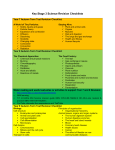Key Stage 3 Science Revision Checklists
