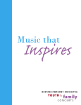 Music that Inspir - Boston Symphony Orchestra