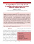 Prescription Trend of Topical Corticosteroids in Outpatient of