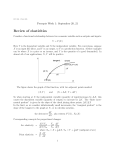 Review of elasticities