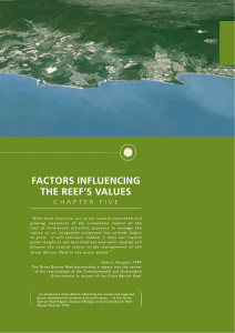 factors influencing the reef`s values