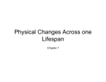 Physical Changes Across one Lifespan