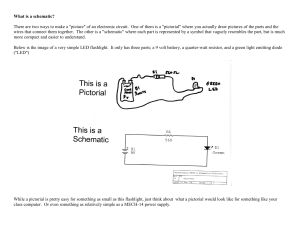 What is a schematic?