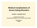 Medical Complications of Severe Eating Disorders