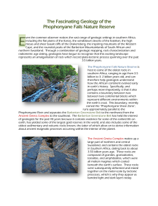 The Fascinating Geology of the Phophonyane Falls Nature Reserve