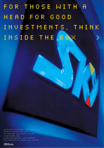 for those with a head for good investments, think inside the