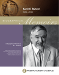 Karl W. Butzer - National Academy of Sciences