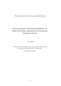 Unconstitutional Constitutional Amendments