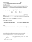 Geometric Mean Notes