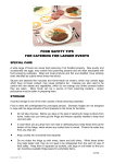 Basildon District Council - Food Safety Leaflet