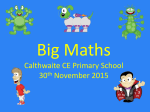 Big Maths - Calthwaite Church of England Primary School