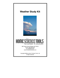 Weather Study Kit - Home Science Tools