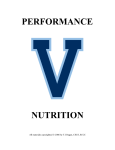 Valor Performance Nutrition Manual