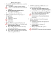 Biology 155 - Quiz 1 1. A scientific hypothesis differs from a scientific