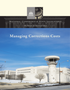 Managing Corrections Costs - National Conference of State