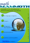 Math Mammoth Grade 7 International Version Sample