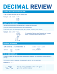 Decimal review