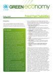 Policy Brief Fossil Fuel Subsidies