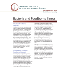 Bacteria and Foodborne Illness