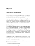Chapter 5 Mathematical Background 1