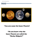 *Do you know why the Inner Planets are called the “Rocky Midgets