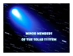 Minor Members of the Solar System