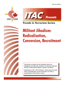Militant Jihadism - The Investigative Project on Terrorism