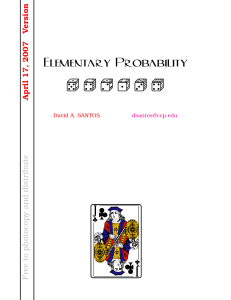 Elementary Probability