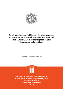 In vitro effects of different innate-immune stimulants on