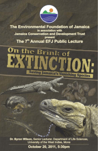 7th Annual EFJ Public Lecture - The Environmental Foundation of