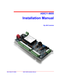 ASIC/1-8655 Installation Manual