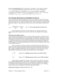 22-3 Energy, Momentum and Radiation Pressure