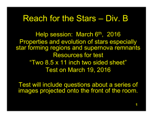 Reach for the Stars – Div. B