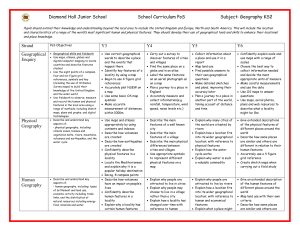 Diamond Hall Junior School School Curriculum PoS Subject