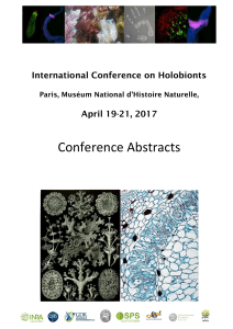 International Conference on Holobionts-abstractspdf