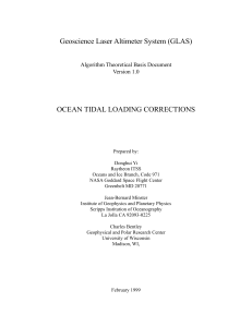 Geoscience Laser Altimeter System (GLAS) OCEAN TIDAL