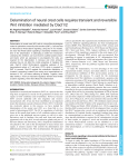 Delamination of neural crest cells requires transient