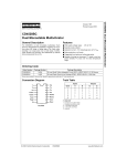 CD4528BC Dual Monostable Multivibrator