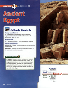 Ancient Egypt - Pineda Ancient History