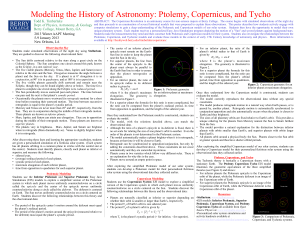 Ptolemy, Copernicus - Berry College Professional WordPress Sites
