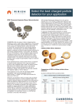 Select the best charged particle detector for your application
