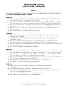 ap® european history 2013 scoring guidelines