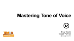 Mastering Tone of Voice