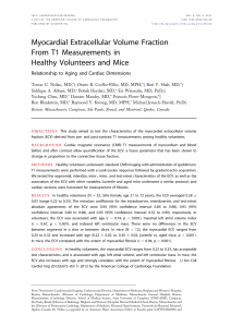 Myocardial Extracellular Volume Fraction From T1 Measurements in