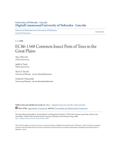 EC86-1548 Common Insect Pests of Trees in the Great Plains