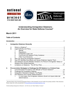 Understanding Immigration Detainers