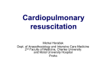 Cardiopulmonary resuscitation dr. Horáček