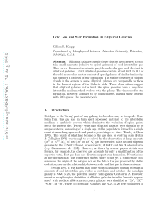 Cold Gas and Star Formation in Elliptical Galaxies