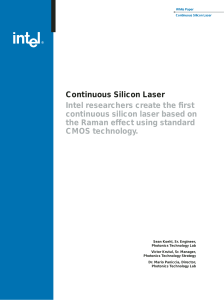 Continuous Silicon Laser