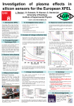 Investigation of plasma effects in silicon sensors for the